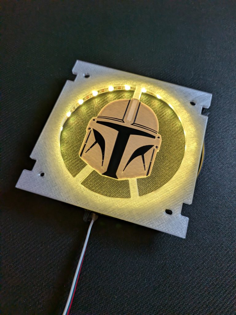 The Mandalorian 5.25-inch Speaker Inserts for Stern Expression Lights and Speaker Kits - Mando Helmet
