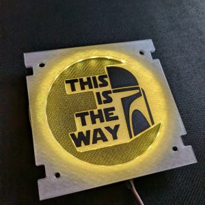 The Mandalorian 5.25-inch Speaker Inserts for Stern Expression Lights and Speaker Kits - This Is The Way