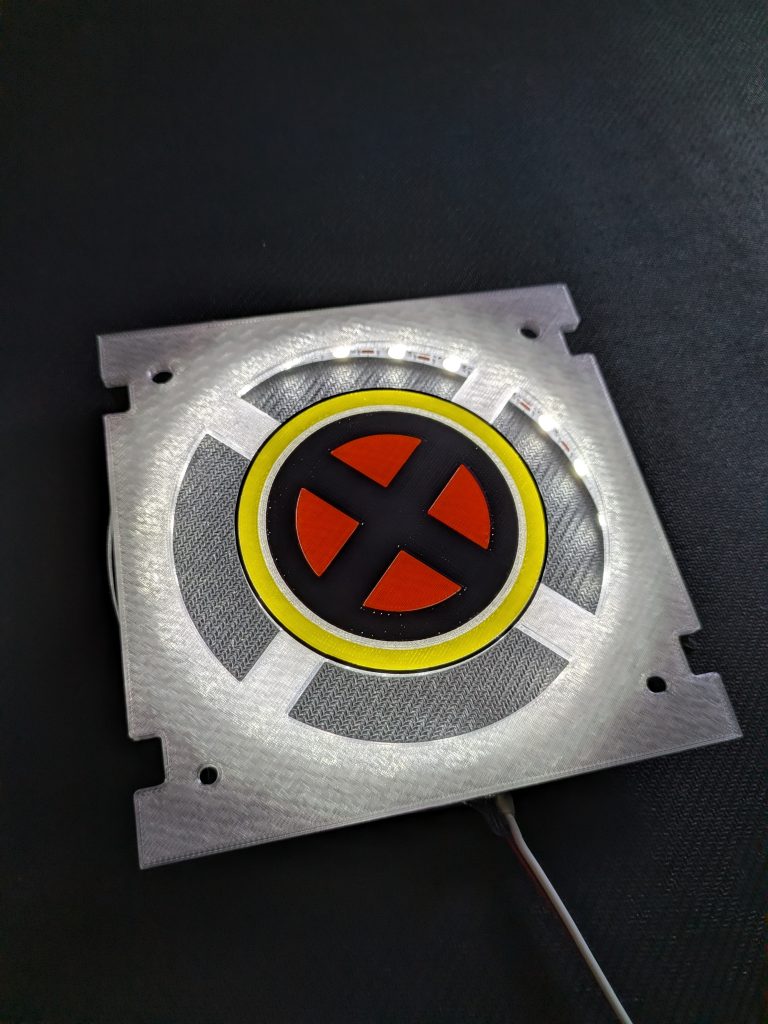 Uncanny X-Men 5.25-inch Speaker Inserts for Stern Expression Lights and Speaker Kits - Multi Color X Logo